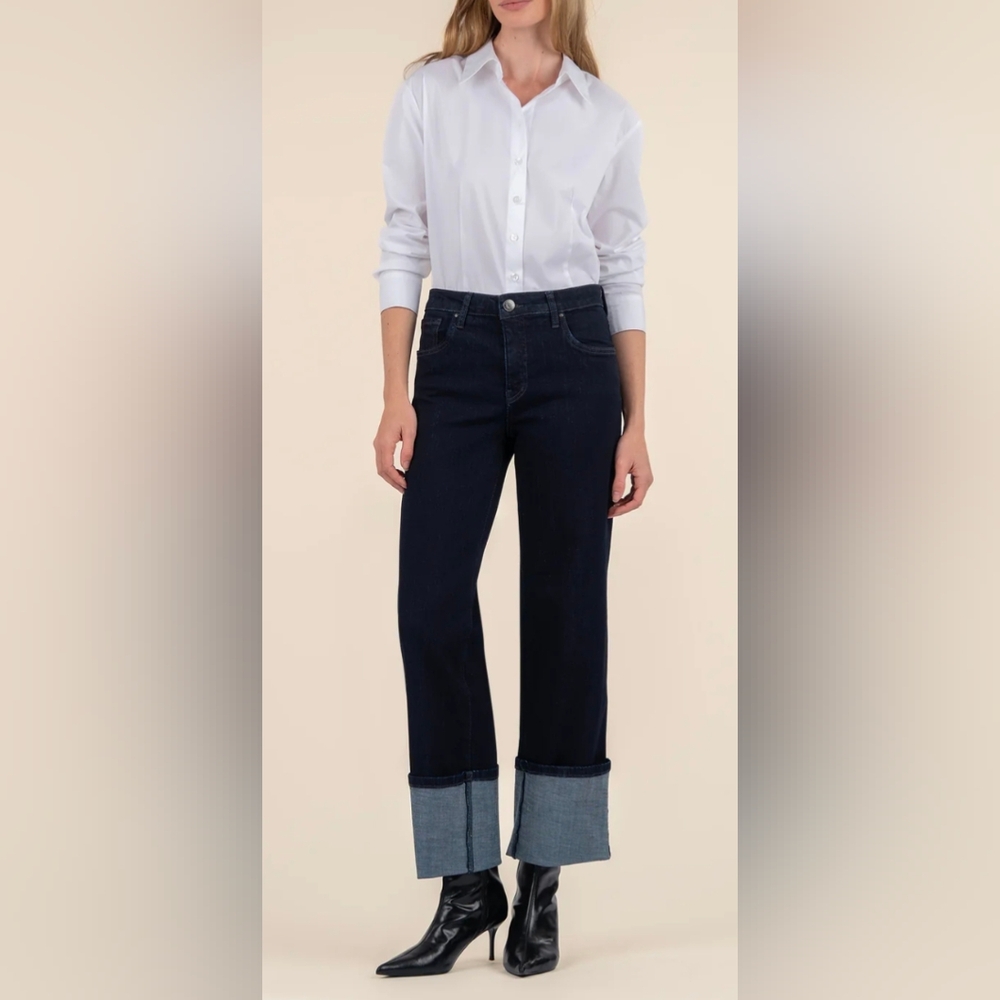 NWT Kut From The Cloth Charlotte High Rise 8P